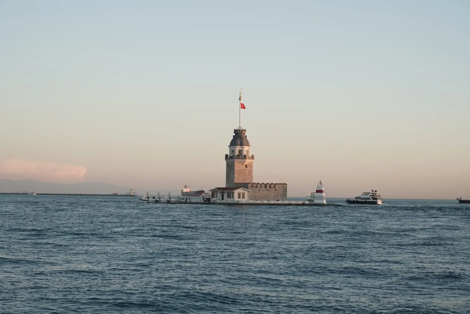 The Maiden’s Tower in the evening light